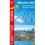 Landesamt Für Digitalisierung, Vermessung Bayern ATK100-18 München Süd (Amtliche Topographische Karte 1:100000)