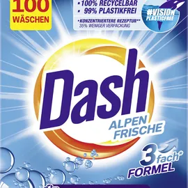 Dash Alpen Frische Vollwaschmittel Pulver 100 WL