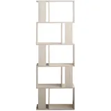 Mobili Rebecca Aktenregal 169 x 60 x 24 cm Gebleichte Tanne
