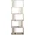 Mobili Rebecca Aktenregal 169 x 60 x 24 cm Gebleichte Tanne