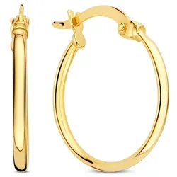 Beloro Creoles Jewels La Rinascente Inis golden - 375 gold Gold Damen 