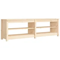 VidaXL Schuhbank 160x36,5x50 cm Massivholz Kiefer