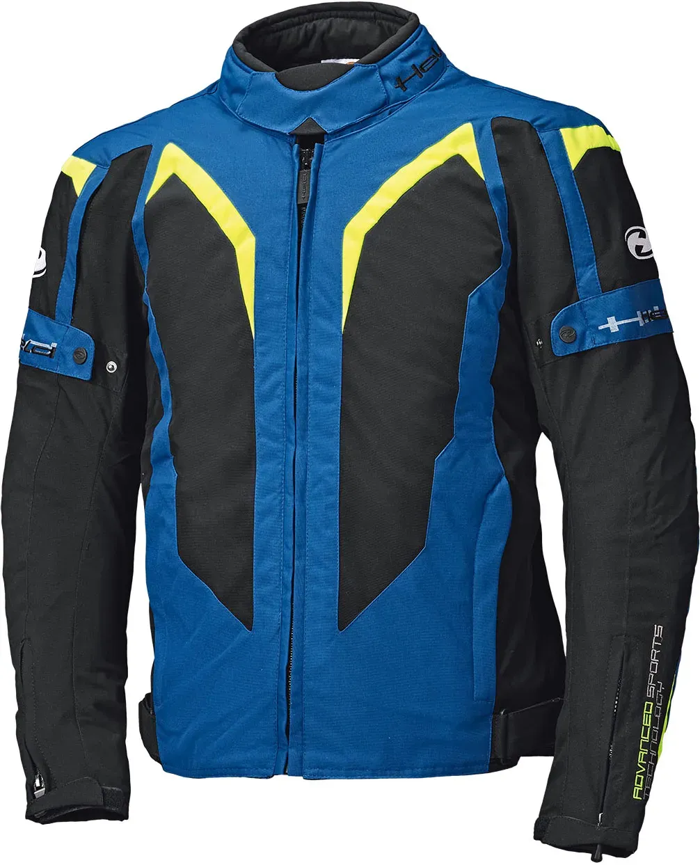 Held Zelda, veste en textile - Bleu/Noir/Jaune Néon - XXL