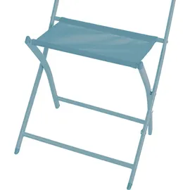 Mojawo 3tlg Bistroset Gartenmöbelset Outdoormöbel Balkon klappbar Farbauswahl - Türkis