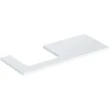 Geberit ONE Waschtischplatte, Ausschnitt links, für Aufsatzwaschtisch, 120x3x47cm, 505305001 Farbe: weiß lackiert hochglänzend