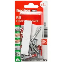 Fischer DuoPower Dübel 6 x 30 mm 12 Stück