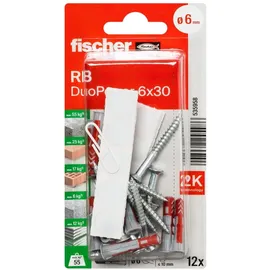 Fischer DuoPower Dübel 6 x 30 mm 12 Stück