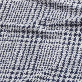 Möve Brooklyn Glencheck Handtuch 50 x 100 cm blau