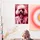 Kare DESIGN Glasbild 40 x 50 cm Pink Poodle Glas