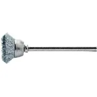 Lessmann Miniatur-Topfbürste Stahldraht 0,10 mm, Bürsten-⌀ 15 mm
