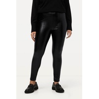 Ulla Popken Leggings in schwarz | Gr.: 62/64