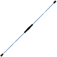 MSports® Swingstick Schwingstab 160 cm – Fitness Swingstick aus Fiberglas für Ganzkörpertraining in Rot oder Blau Swing Stick blau