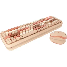 KeySonic KSKM-8200M-RF Wireless Office Keyboard & Mouse Set, USB, DE (61015)