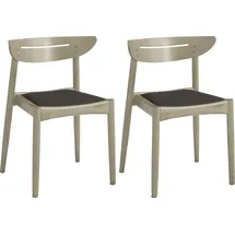 Hammel Furniture Esszimmerstuhl Findahl by Hammel Jacob Stoff braun 2er Set