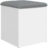 vidaXL Sitzbank Aufbewahrungsbank Weiß 42 x 42 x 45 cm