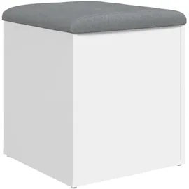 vidaXL Sitzbank Aufbewahrungsbank Weiß 42 x 42 x 45 cm
