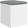 vidaXL Sitzbank Aufbewahrungsbank Weiß 42 x 42 x 45 cm