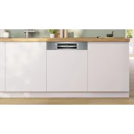Bosch Serie 4 SBI4ECS28E Einbau-Geschirrspüler (teilintegrierbar, 598 mm breit, Edelstahl)