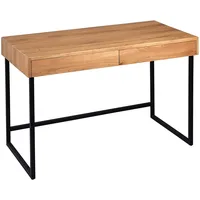 M2 Kollektion Salsa Schreibtisch, Holz, braun, schwarz, 120x75x60 cm