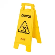 Rubbermaid Warnschild Rutschgefahr mehrsprachig"