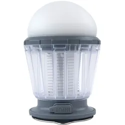 DÖRR LED-Solar-Campinglampe Anti-Moskito Hellgrau