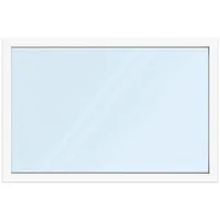Fenster 180x120 cm, Kunststoff Profil aluplast IDEAL® 4000, Weiß, 1800x1200 mm, einteilig festverglast, 2-fach Verglasung, individuell konfigurieren