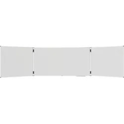 LEGAMASTER Klapptafel-Anlage UNITE PLUS weiß 7-108364 100x200cm
