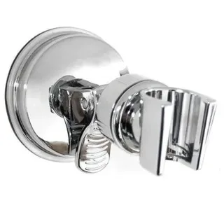 U-K Metal Duschhaken - Moderner Duschkopfhalter mit starkem Saugnapf - Geeignet für allgemeine 18-25mm OD Gleitstangen - Wandmontage - 100% Metall