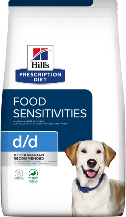 HILL'S Prescription Diet Canine d/d Duck&Rice 1,5 kg Futter zur Stärkung der Hundehaut