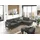 Atlantic Home Collection Hocker Mailo 88 x 45 x 69 cm Grau