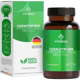Vitabay Coenzym Q10 Ubiquinol 200 mg hochdosiert