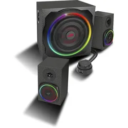 SPEEDLINK GRAVITY CARBON RGB 2.1 Subwoofer System, black