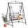 DanDiBo Ambiente Hollywoodschaukel Antik Vintage 1868 Braun 2-Sitzer
