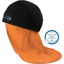 E.COOLINE Powercool SX3 BandanaPRO Gr. 2 schwarz/orange - sekundenschnelle Aktivierung mit Wasser - stundenlange, trockene Kühlung für heiße Tage