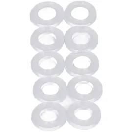 gistuch 10 Stück Soda-Maschinen-Adapter-Unterlegscheiben, CO2-Schnellkonverter-Dichtungen, Silikon-O-Ringe für Soda-Maker-Schlauch,