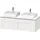 Duravit Duravit, Waschtischunterschrank wandhängend „L-Cube“ 142 × 48,2 × 55 cm) Weiß Supermatt, links und rechts