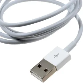Apple Lightning auf USB Kabel Lightning Stecker auf USB Typ A Stecker 1.00 m weiß (Kabel & Adapter)