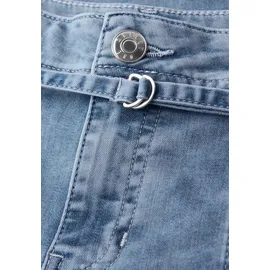 STREET ONE Loose-fit-Jeans Middle Waist Wide Leg Jeans, im Loose Fit mid Blue random wash), 32