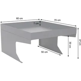 MCW Mähroboter Garage G60 60 x 70 x 37 cm grün