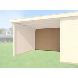Weka Rückwand für Anbau 295 cm für Designhaus 172 „wekaLine“-naturbelassen