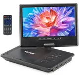 Vevor tragbarer DVD-Player mit (228 mm), HD-Drehbildschirm 4 Stunden Laufzeit,