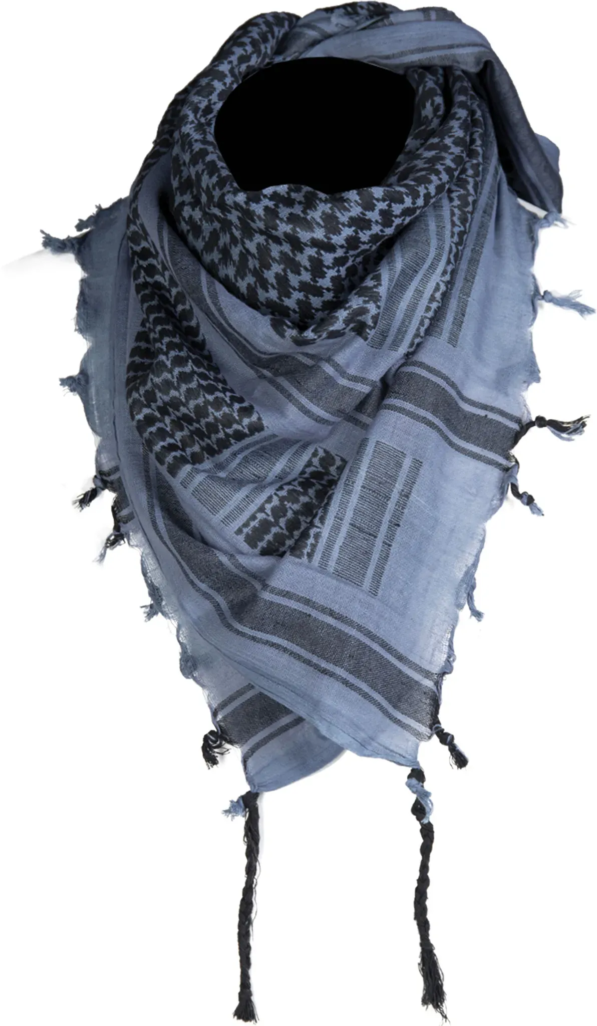 Mil-Tec Shemagh, foulard - Bleu/Noir