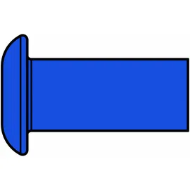 GESIPA Blindniettechnik GmbH GESIPA Magazin-Blindniet G-Speed Stahl Flachrundkopf 4 x 7 , Länge: 485 mm, Über...