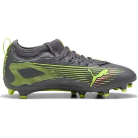 Puma Ultra 5 Match AG/FG Kinder Matte Aged Silver/Yellow Alert 28