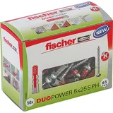 Fischer DuoPower Ø 5 x 25 mm PH LD mit Panhead-Schraube