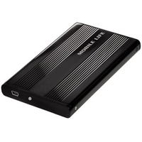 1000GB 2,5 Zoll Festplatte extern USB 2.0 SATA HDD ALU Gehäuse 1TB