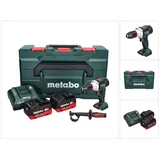 Metabo BS 18 LTX BL I Akku Bohrschrauber 18 V 130 Nm + 2x Akku 8,0 Ah + Ladegerät + metaBOX