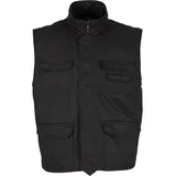 Brandit Textil Safari Weste Schwarz L