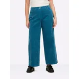 sheego Cord-Hose blau 46
