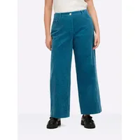 sheego Cord-Hose blau 46